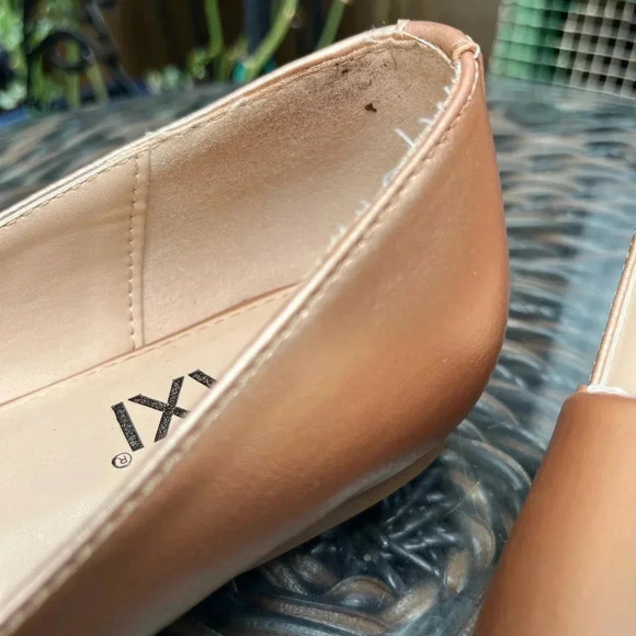 TAXI Alexia Pointed Toe Flats Rose Gold - Picture 10 of 13